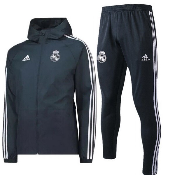 Rompevientos Real Madrid Conjunto Completo 2018-2019 Gris Marino